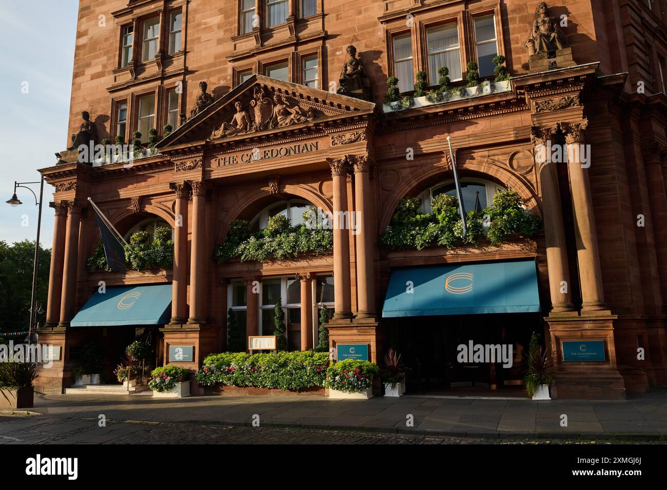 Edimburgo Scozia, Regno Unito 28 luglio 2024. Vista generale della Caledonian Edinburgh. credito sst/alamy notizie in diretta Foto Stock