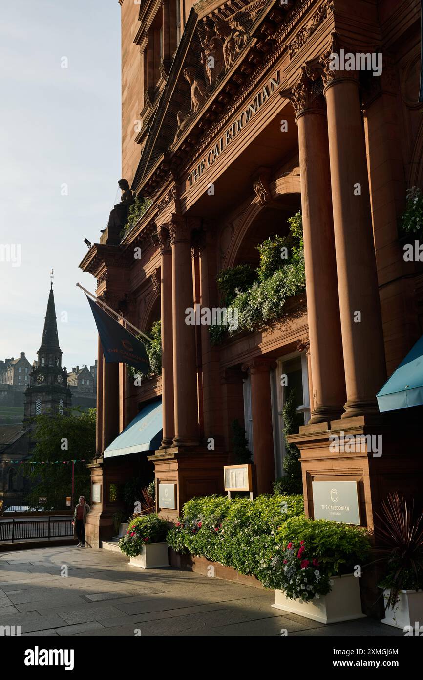 Edimburgo Scozia, Regno Unito 28 luglio 2024. Vista generale della Caledonian Edinburgh. credito sst/alamy notizie in diretta Foto Stock