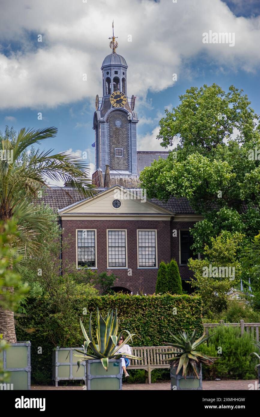 14. 07. 2024 Leida, Paesi Bassi, uno dei più antichi giardini botanici al mondo nel centro della città di Leida Foto Stock