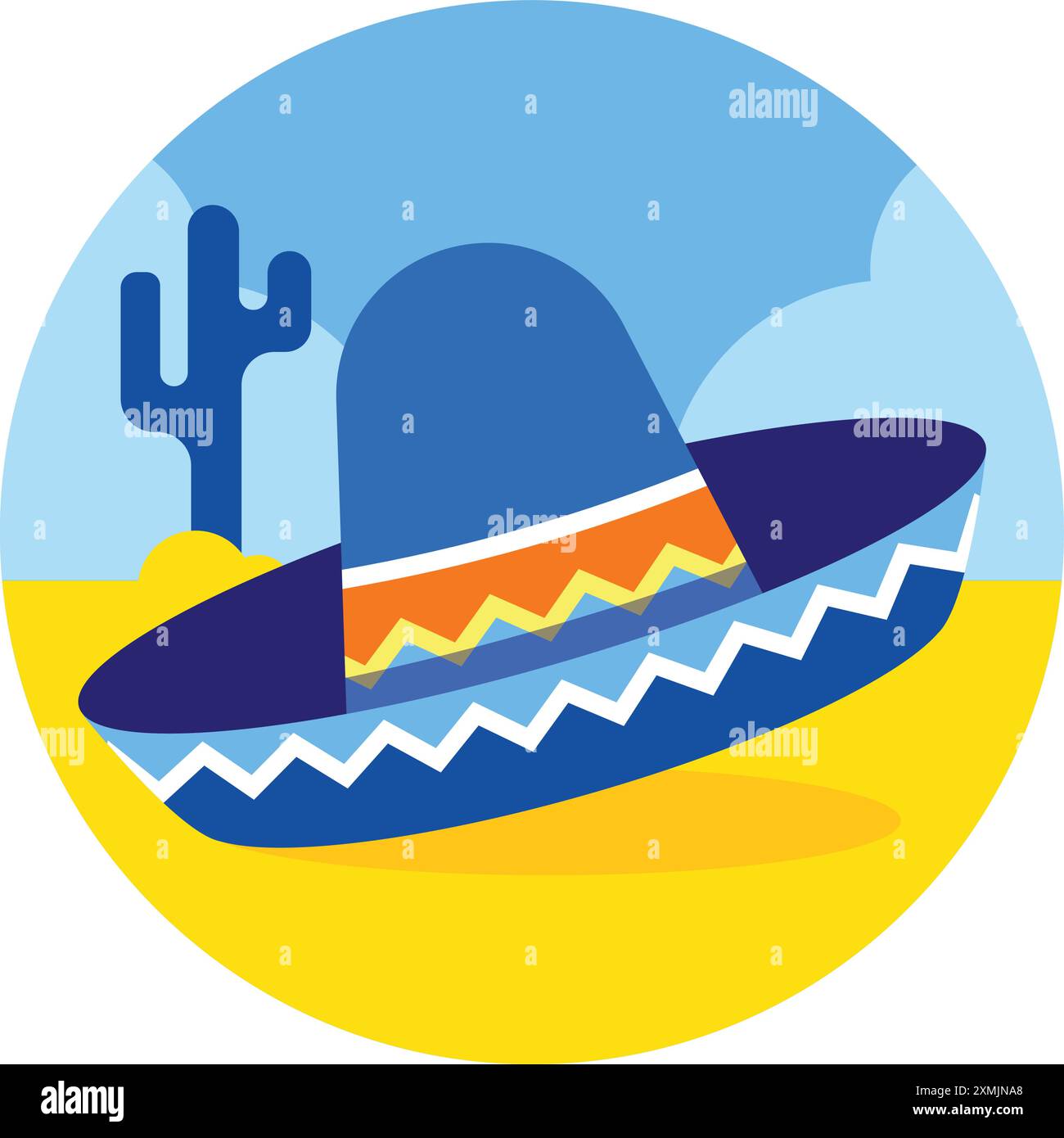US Holiday Cinco de Mayo Illustrazione Vettoriale