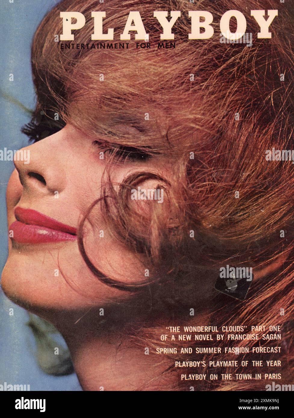 Copertina del numero di aprile 1962 della rivista vintage "Playboy", USA Foto Stock