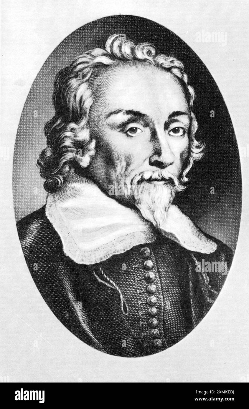 William Harvey (1578 – 1657) medico inglese Foto Stock