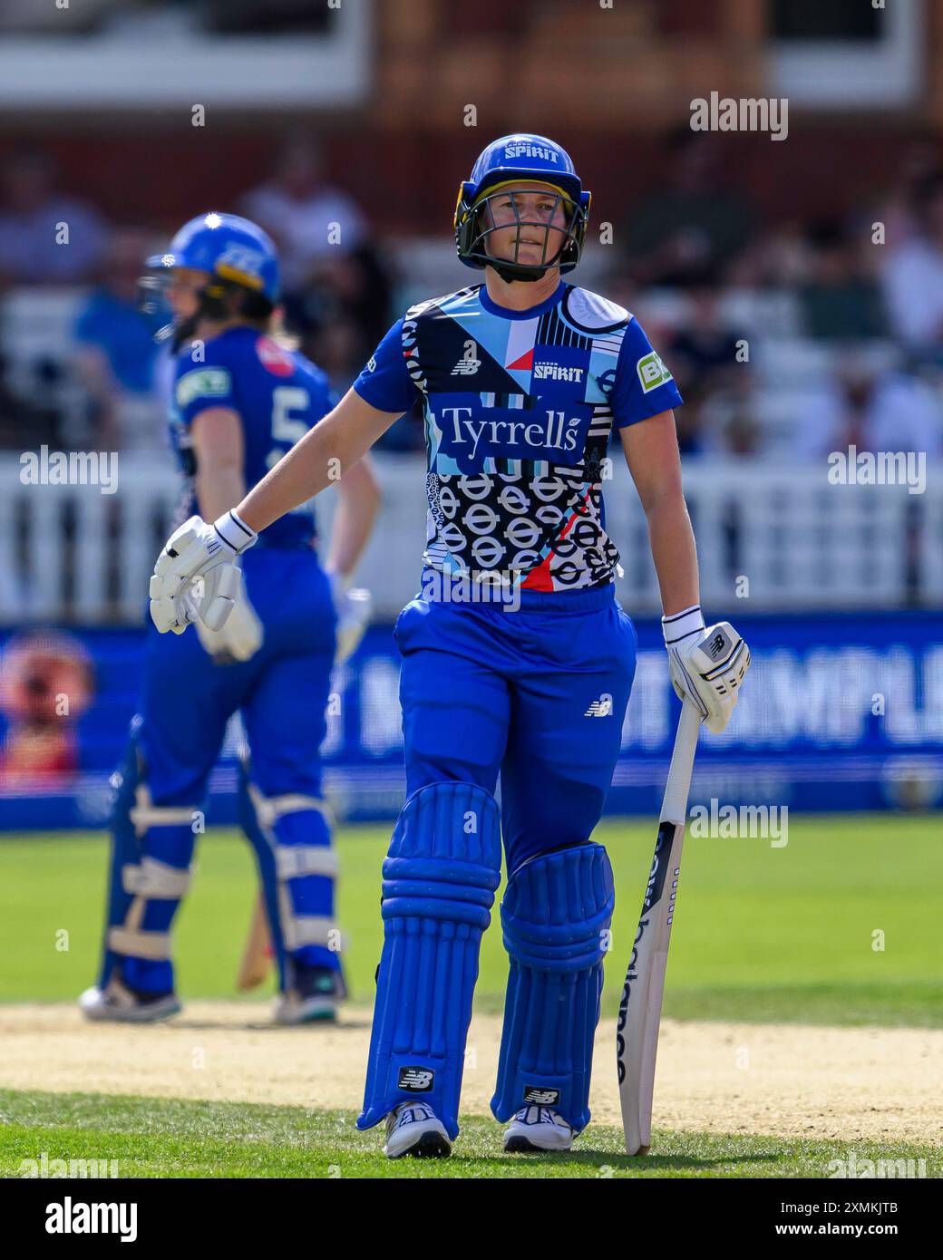 LONDRA, REGNO UNITO. 27 luglio, 24. Durante il Hundred - London Spirit vs Birmingham Phoenix al Lord's Cricket Ground, sabato 27 luglio 2024 a LONDRA, INGHILTERRA. Crediti: Taka Wu/Alamy Live News Foto Stock