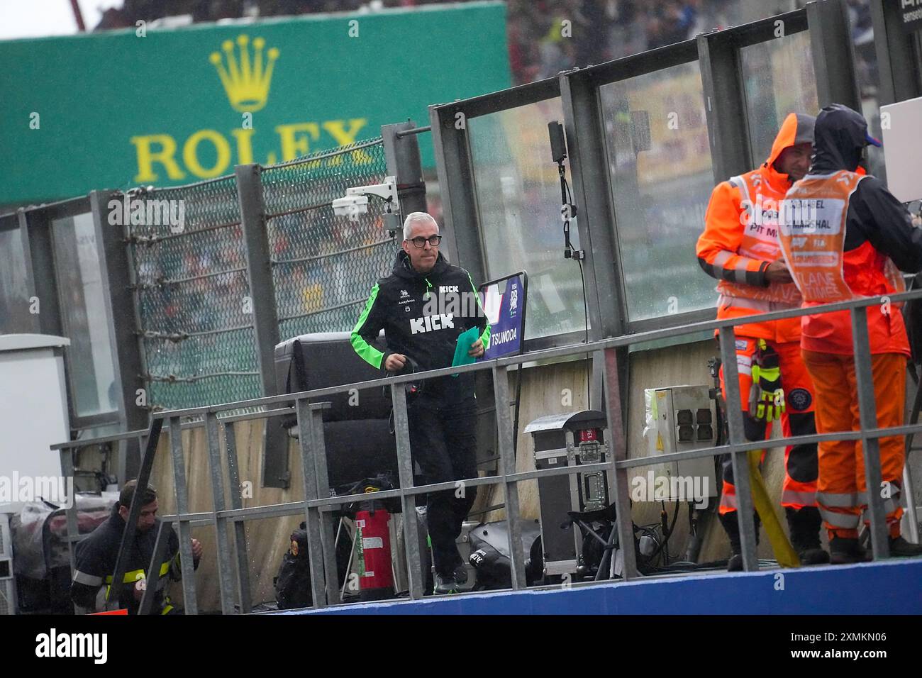 27.07.2024, Circuit de Spa-Francorchamps, Spa-Francorchhamps, Formula 1 Rolex Belgian Grand Prix 2024 , im Bild Teamchef Alessandro Alunni bravi (quota Alfa Romeo F1 Team) crediti: Alessio De Marco/Alamy Live News Foto Stock