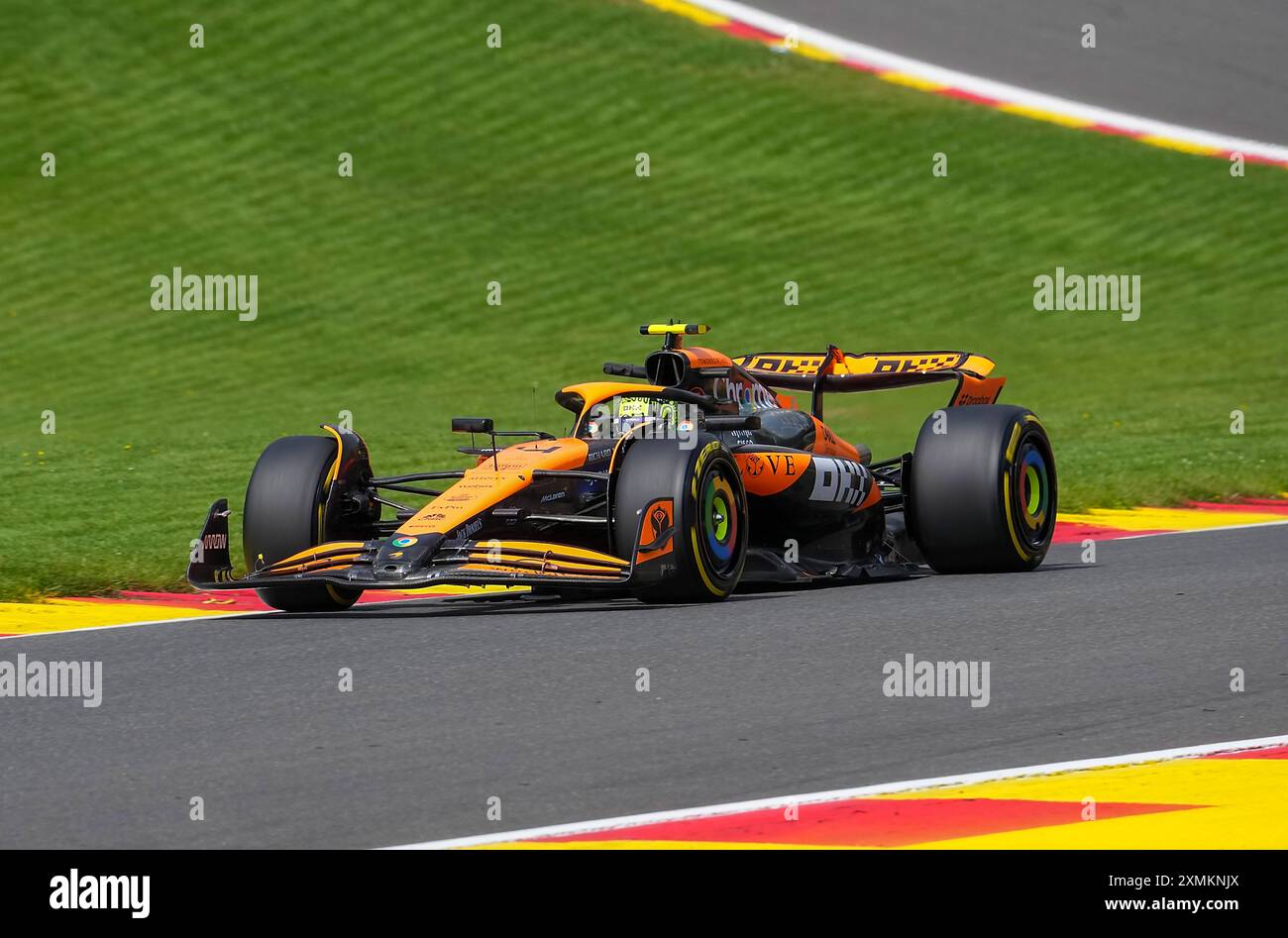 26.07.2024, Circuit de Spa-Francorchamps, Spa-Francorchhamps, Formula 1 Rolex Belgian Grand Prix 2024 , im Bild Lando Norris (GBR), McLaren F1 Team Credit: Alessio De Marco/Alamy Live News Foto Stock