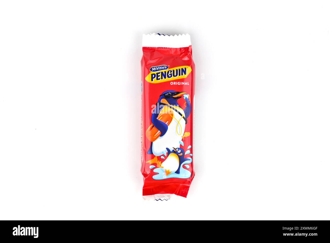 McVitie’s Penguin Milk Chocolate Biscuit bar – Wales, UK – 19 luglio 2024 Foto Stock