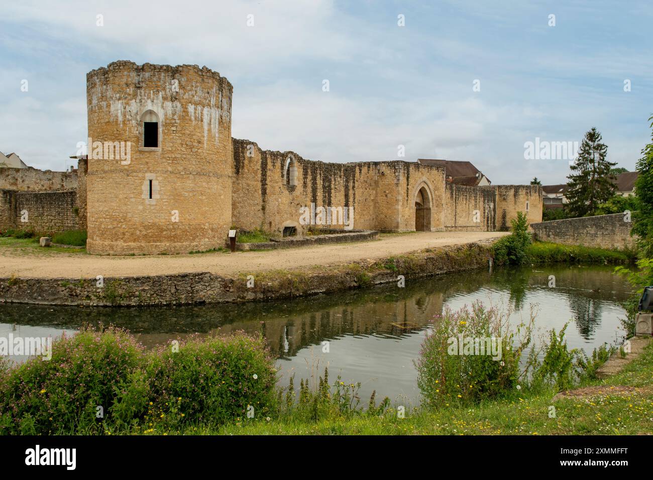 Chateau de Brie-Comte-Robert, Brie-Comte-Robert, Ile-de-France, Francia Foto Stock