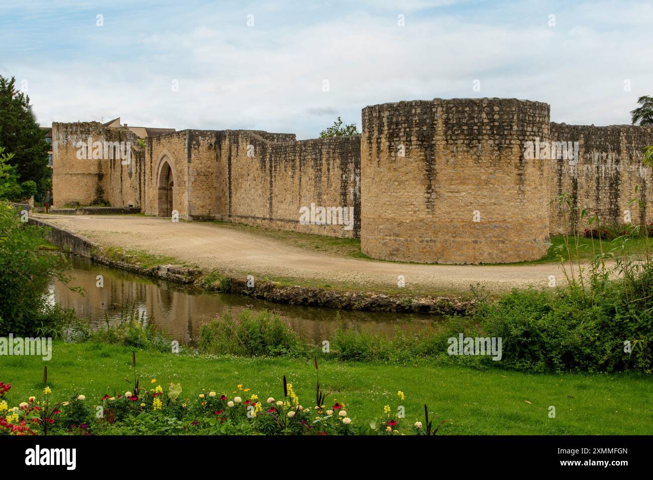 Chateau de Brie-Comte-Robert, Brie-Comte-Robert, Ile-de-France, Francia Foto Stock