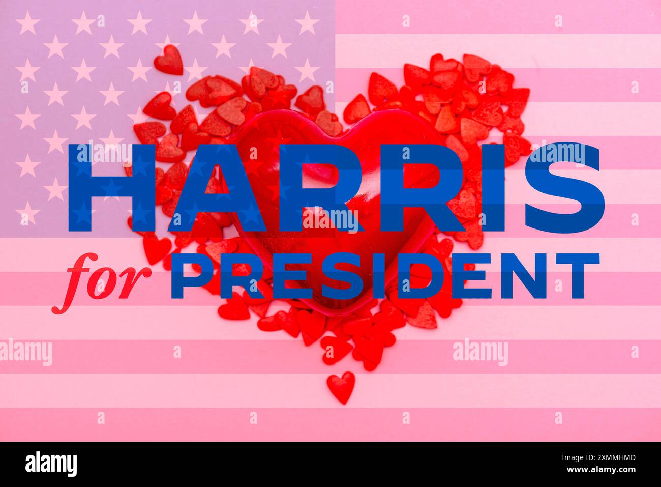 Kamala Harris campagna presidenziale 2024 Foto Stock