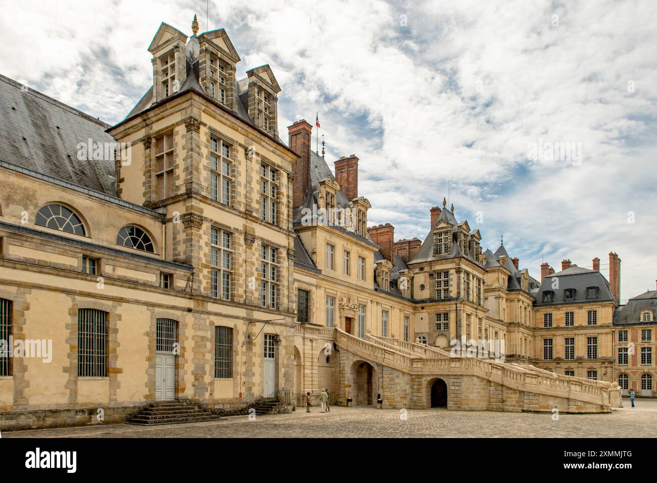 Castello di Fontainebleau, Ile-de-France, Francia Foto Stock