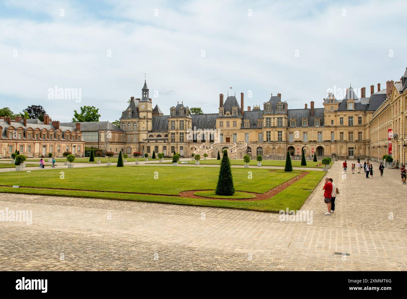 Castello di Fontainebleau, Ile-de-France, Francia Foto Stock
