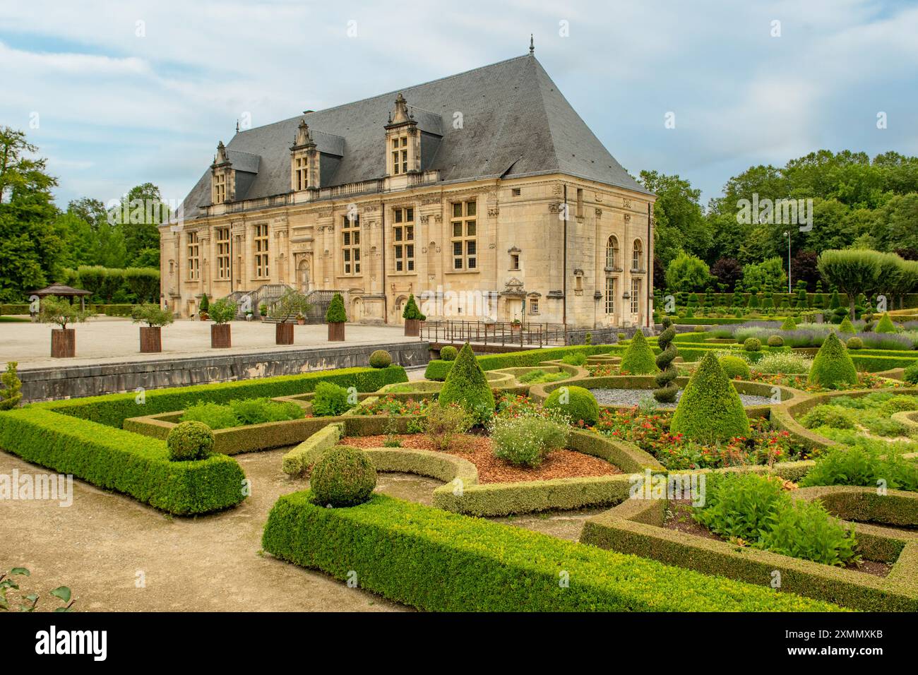 Chateau du Grand Jardin, Joinville, Champagne, Francia Foto Stock