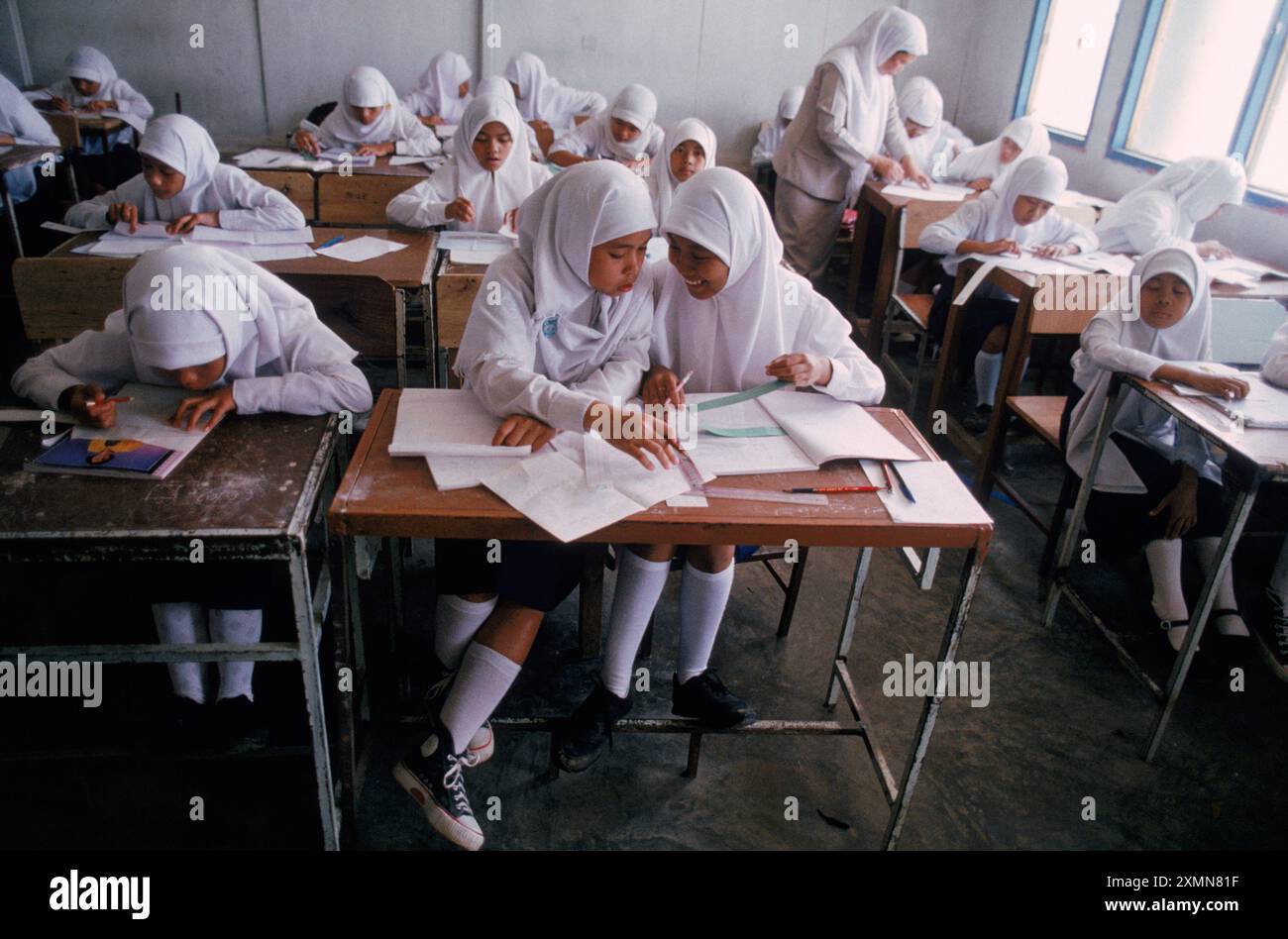 Classe musulmana Foto Stock