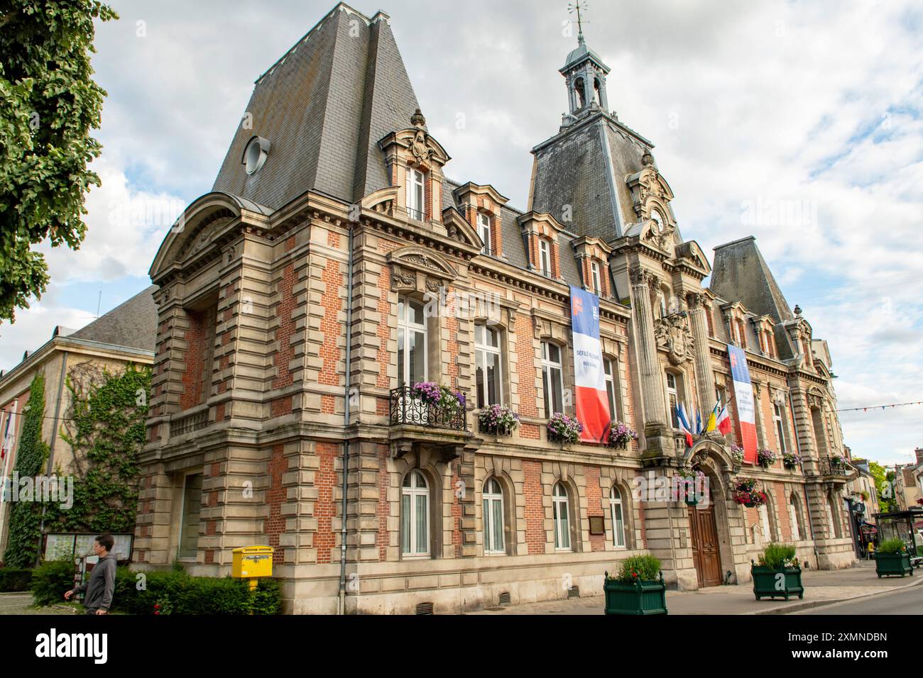 Hotel de Ville, Fontainebleau, Ile-de-France, Francia Foto Stock