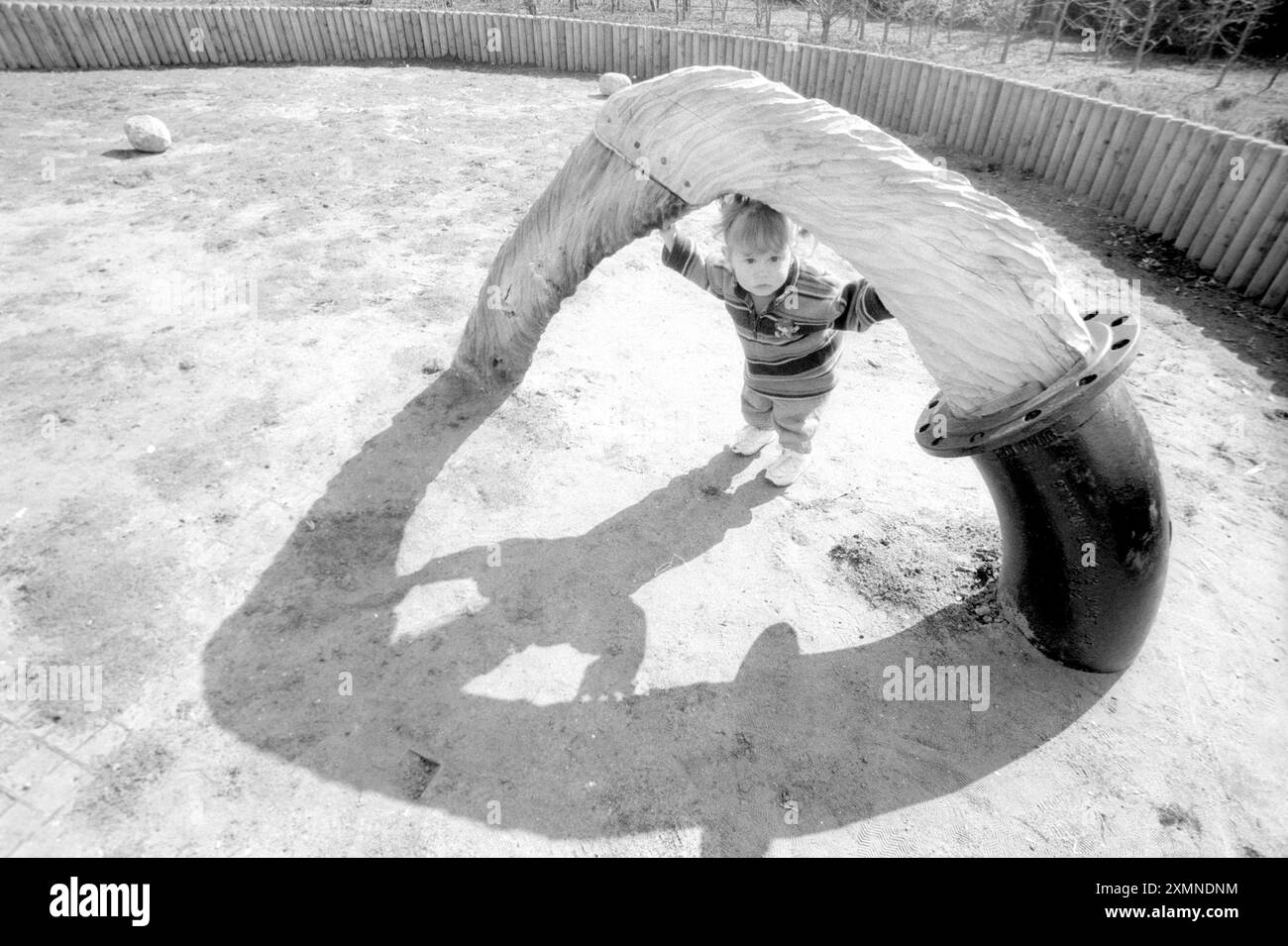 ? Bambini che giocano in un parco giochi 2389 foto di Roger Bamber Foto Stock