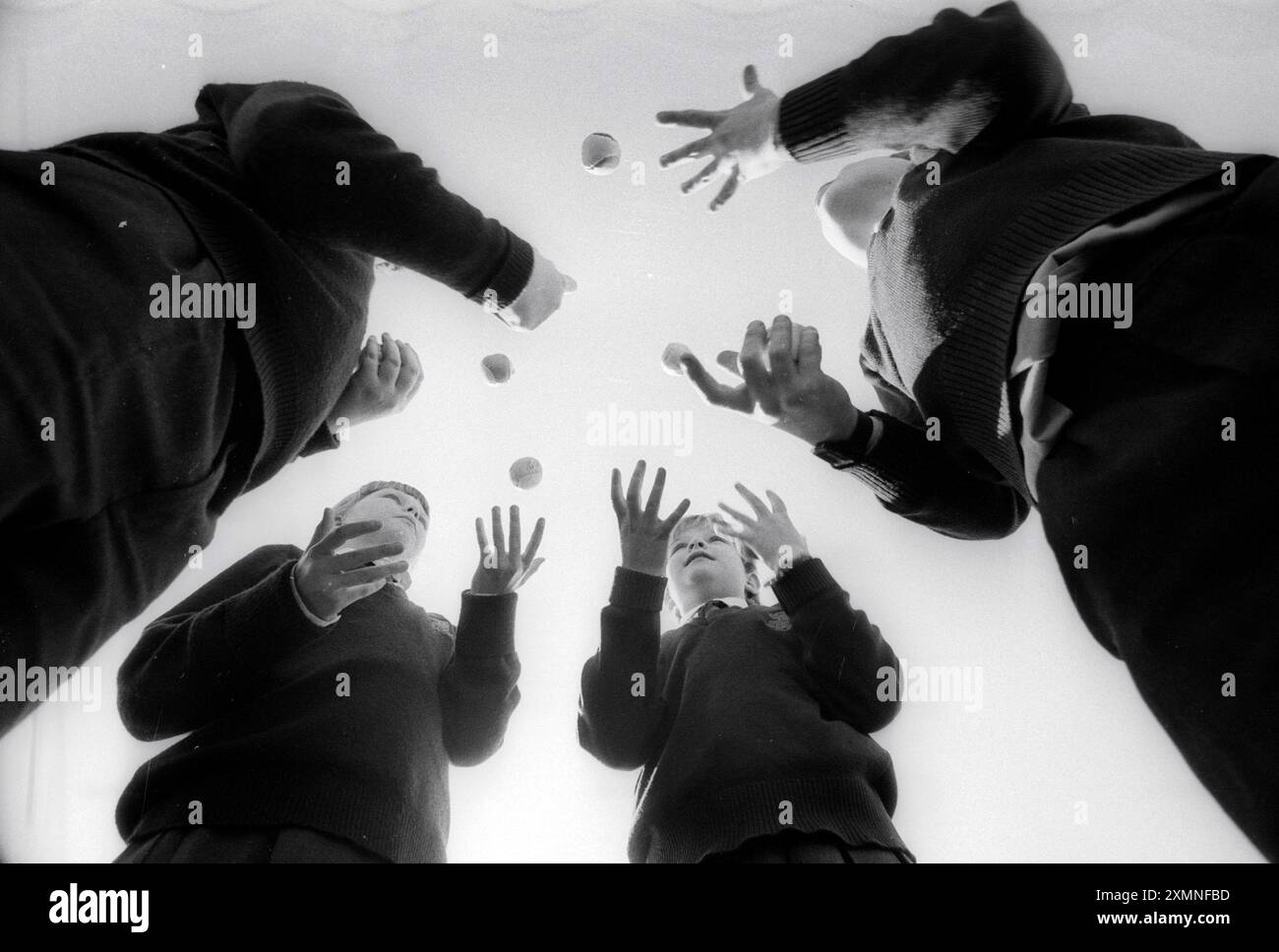 Newlands Preparatory School 28 febbraio 1991 foto di Roger Bamber Foto Stock