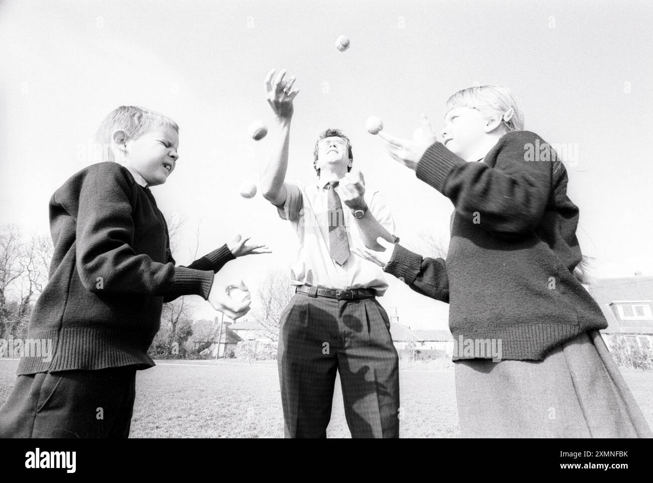 Newlands Preparatory School 28 febbraio 1991 foto di Roger Bamber Foto Stock