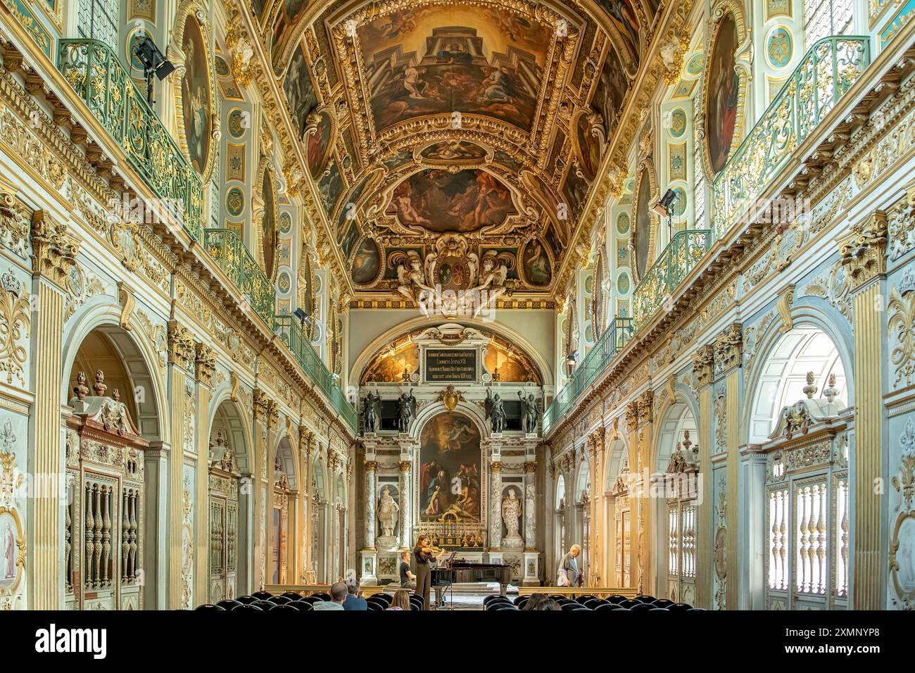 Trinity Chapel, Chateau de Fontainebleau, Ile-de-France, Francia Foto Stock
