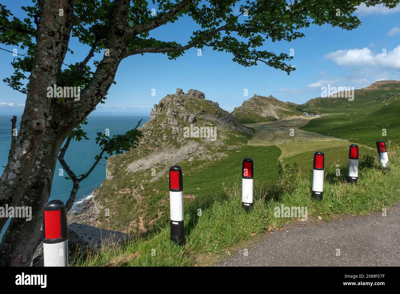 Valley of the Rocks, Lynton, Devonshire, Regno Unito Foto Stock