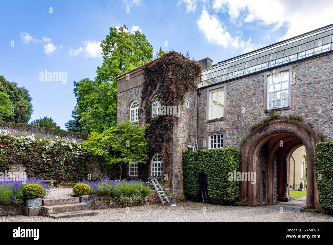 Ugbrooke House and Gardens a Devon, Inghilterra, Regno Unito Foto Stock