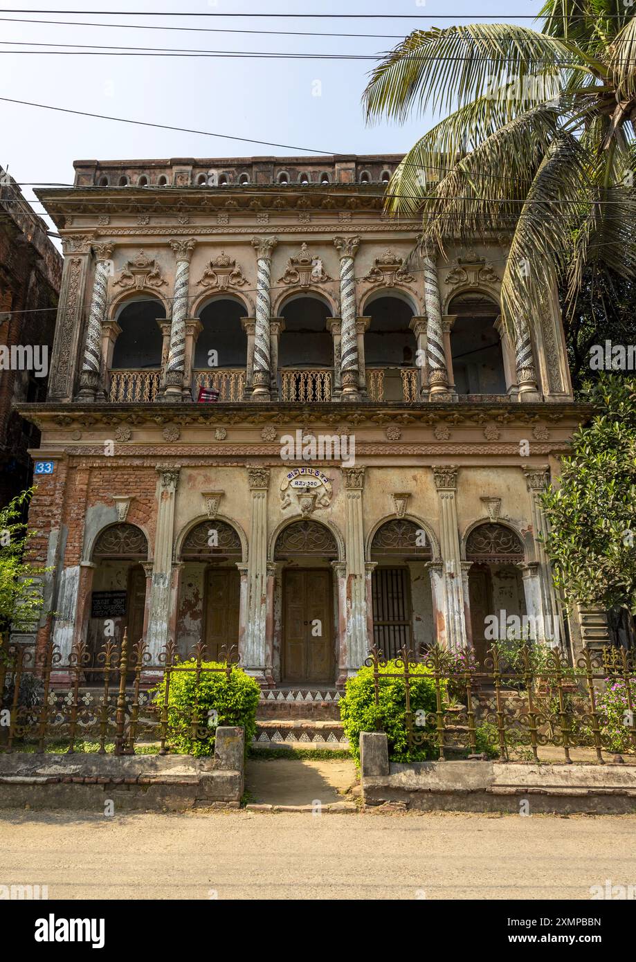 Casa di Kashinath nella città storica di Panam Nagar, Divisione di Dacca, Sonargaon, Bangladesh Foto Stock