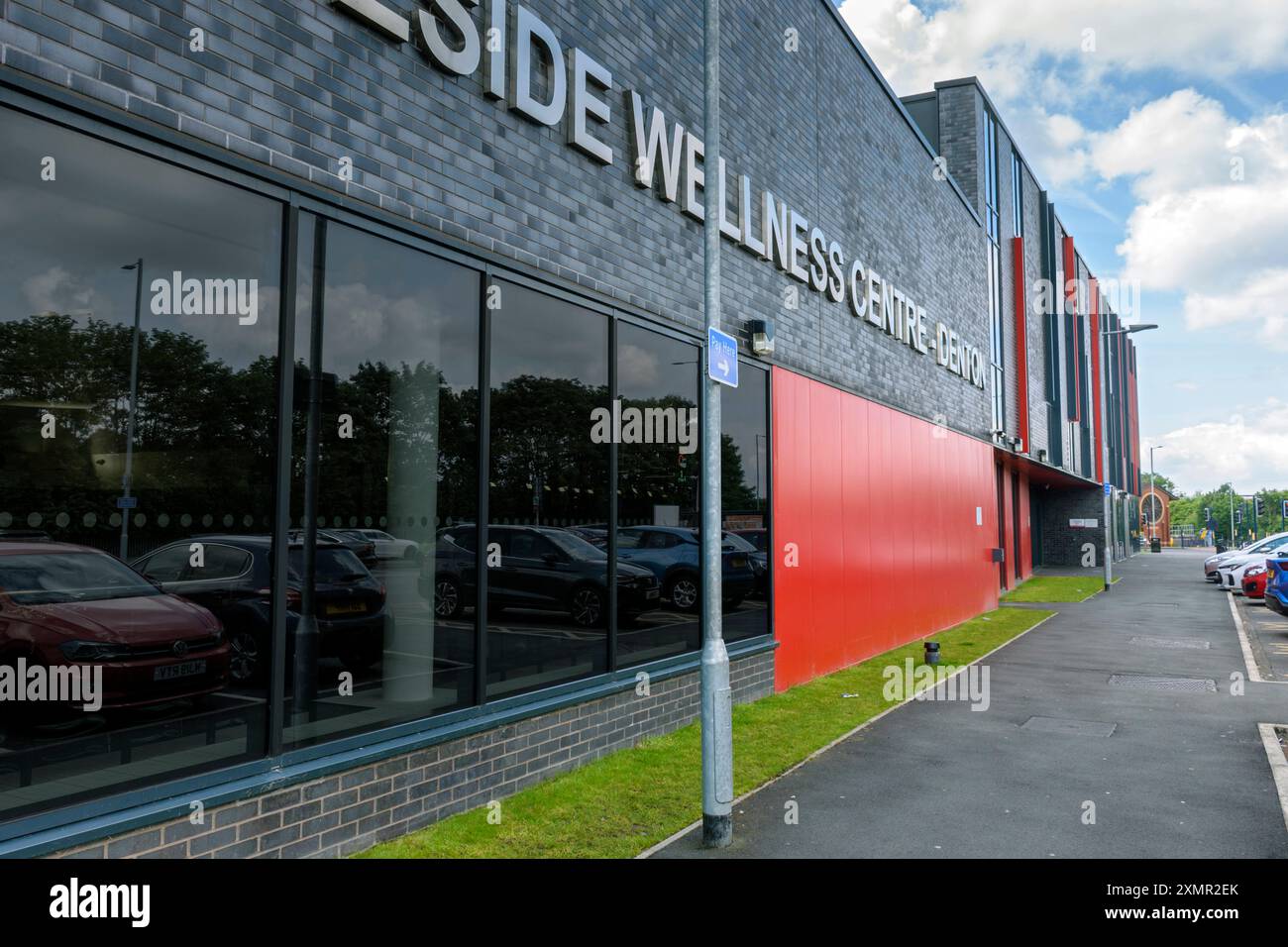 Tameside Wellness Centre, Denton, Tameside, Greater Manchester, Inghilterra, UK Pozzoni Architects, 2020. Foto Stock