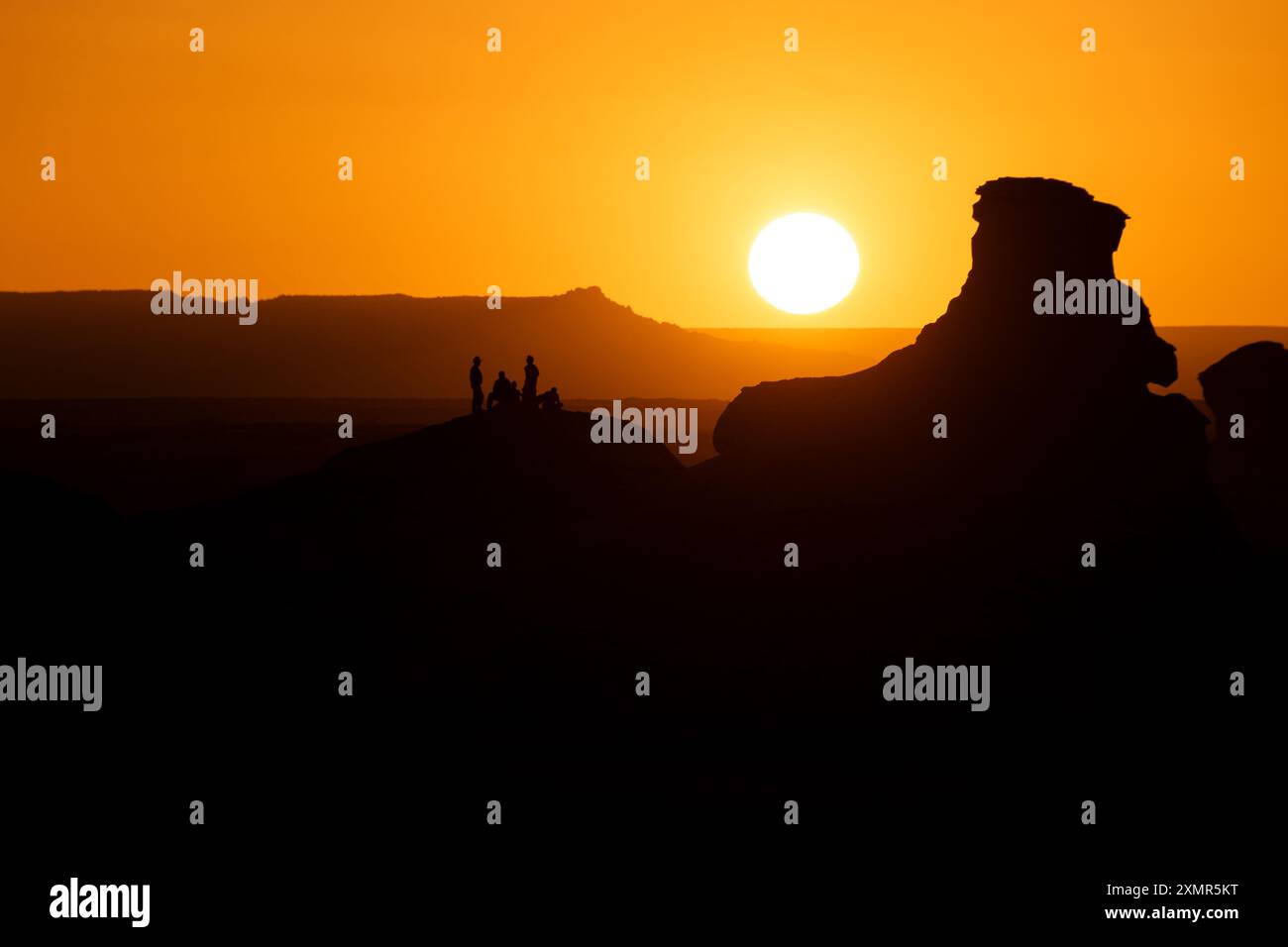 Deserto occidentale dell'Egitto, un tesoro geologico Foto Stock