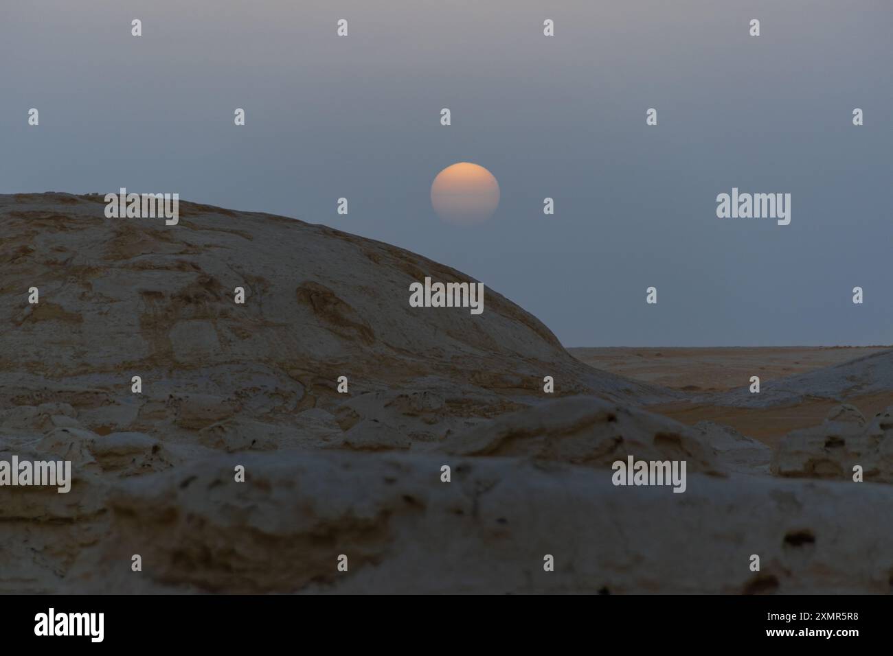 Deserto occidentale dell'Egitto, un tesoro geologico Foto Stock