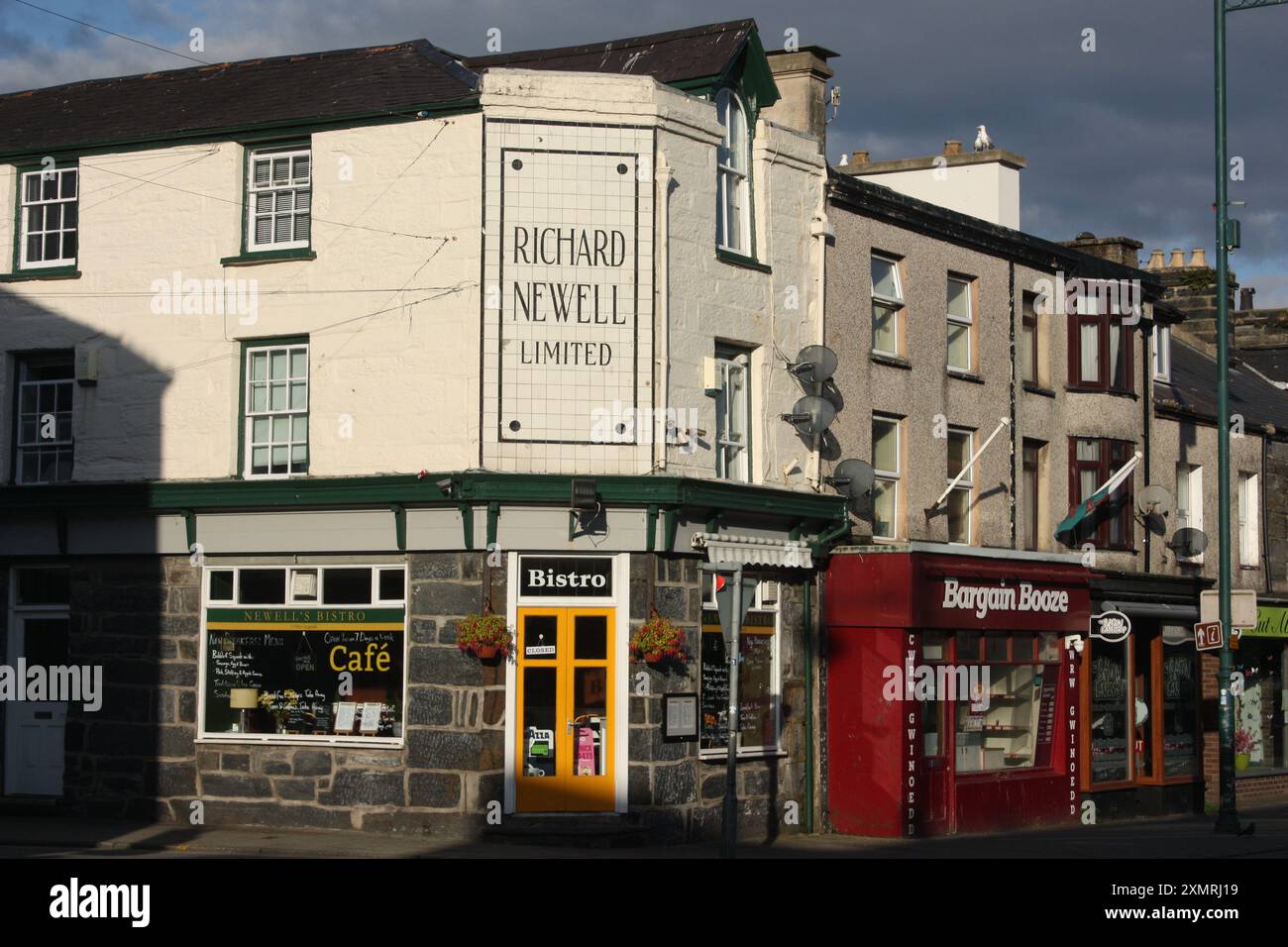 Big Rock Cafe a Porthmadog, Galles, Regno Unito. Foto Stock