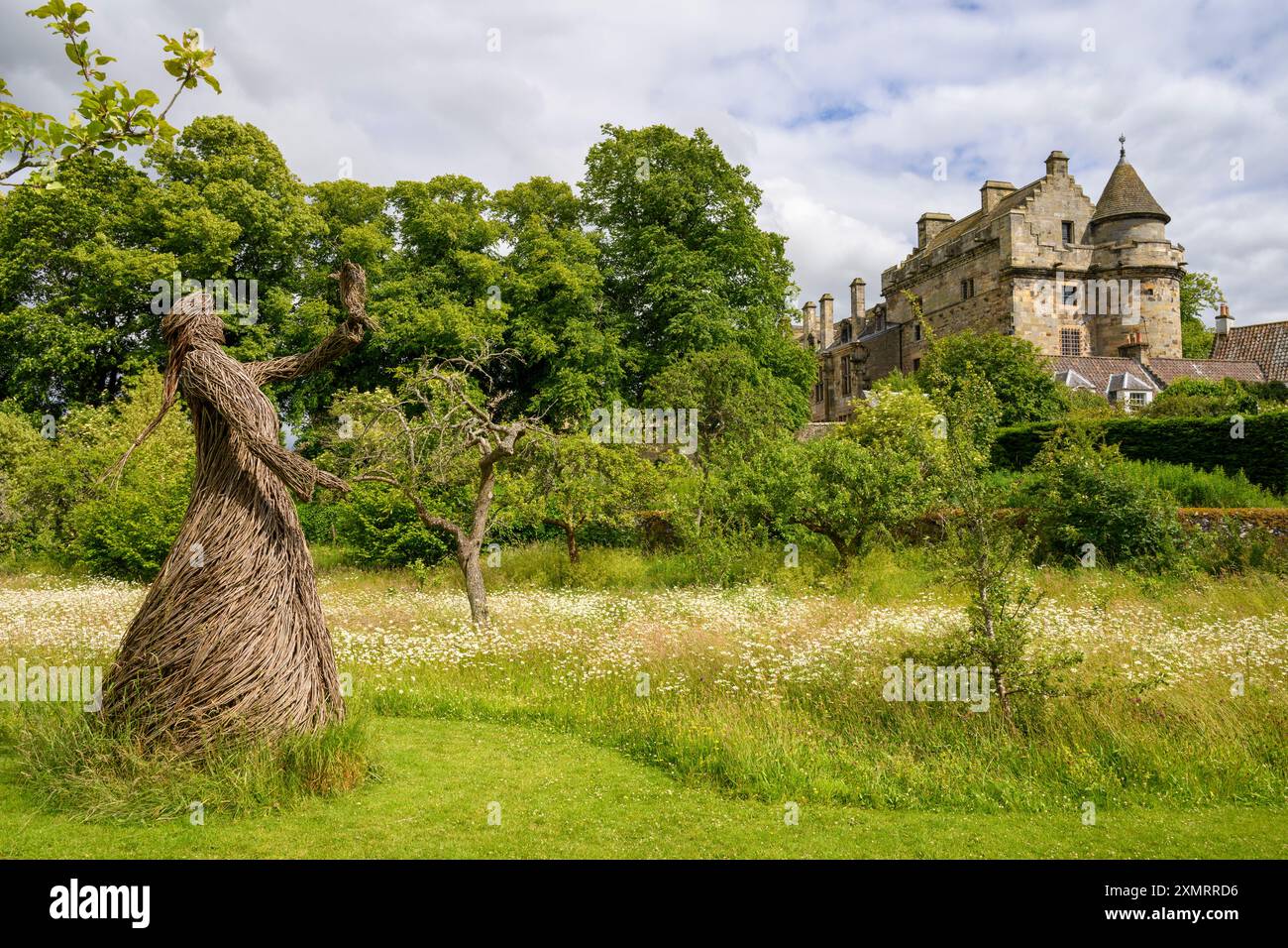Falkland Palace and Gardens, Falkland, Fife, Scozia, Regno Unito. Foto Stock