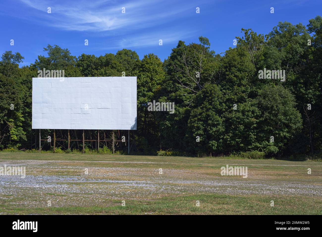 Un viaggio abbandonato in teatro. Foto Stock