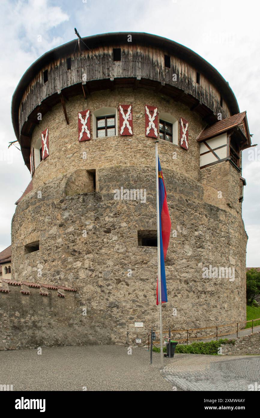 Schloss Vaduz, Vaduz, Liechtenstein Foto Stock