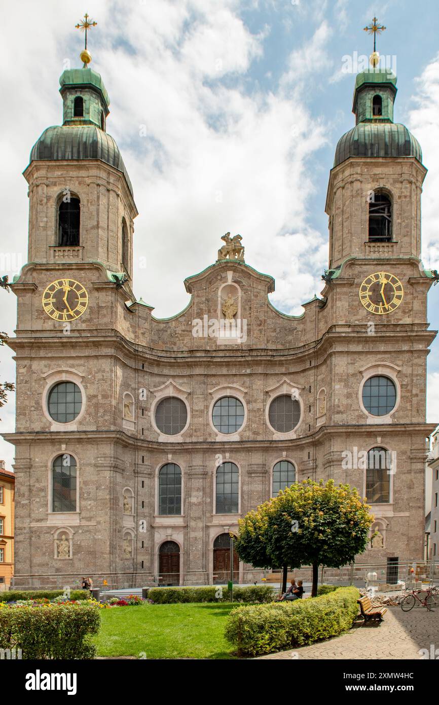 Dom St Jakob, Innsbruck, Austria Foto Stock