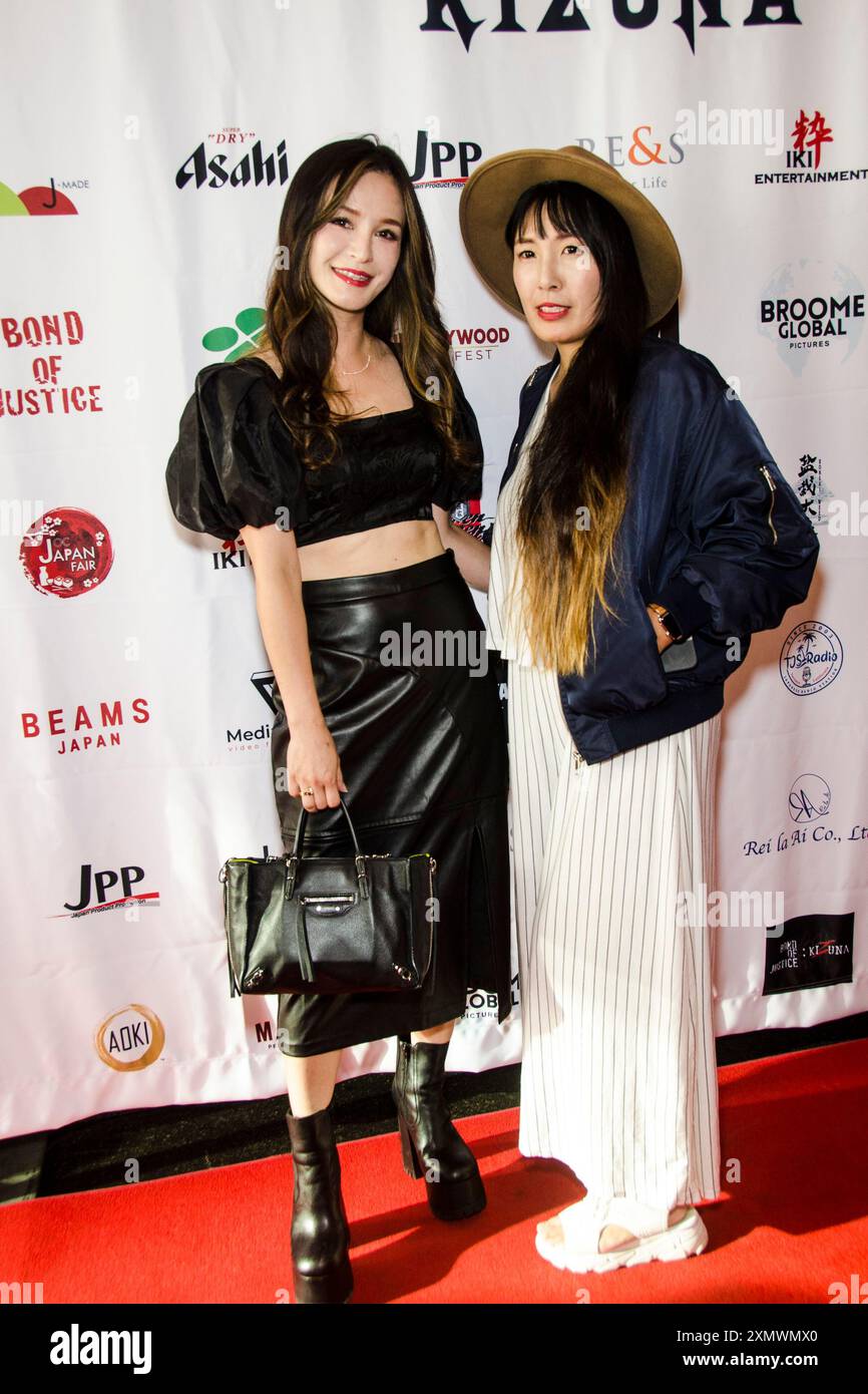 Film Premiere Bond of Justice 7-29-24 Foto Stock