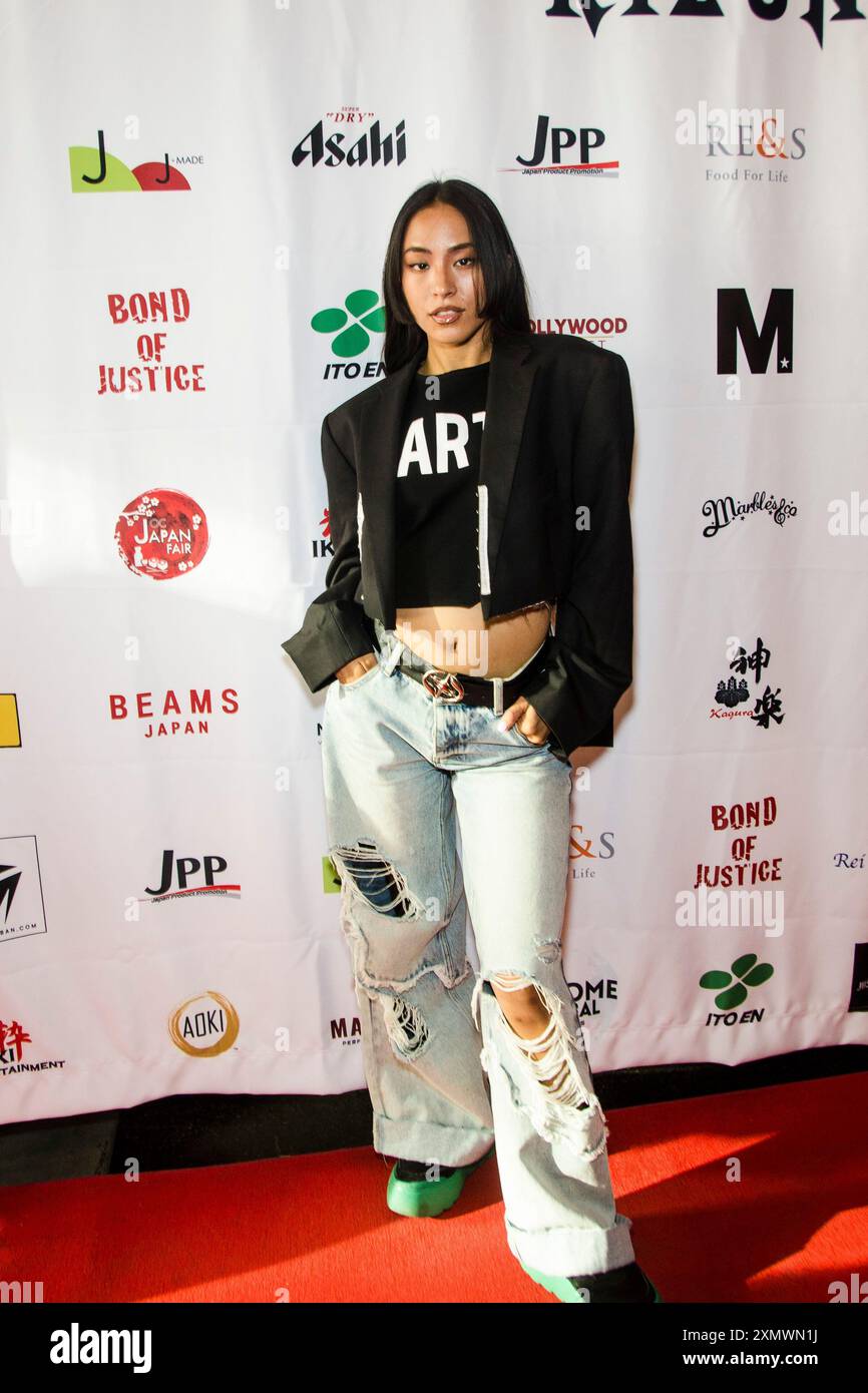 Film Premiere Bond of Justice 7-29-24 Foto Stock