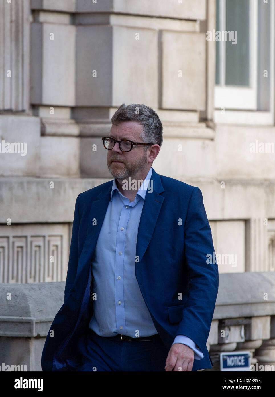 Londra, Regno Unito. 30 luglio 2024. Matthew Doyle direttore della comunicazione visto camminare a Whitehall credito: Richard Lincoln/Alamy Live News Foto Stock