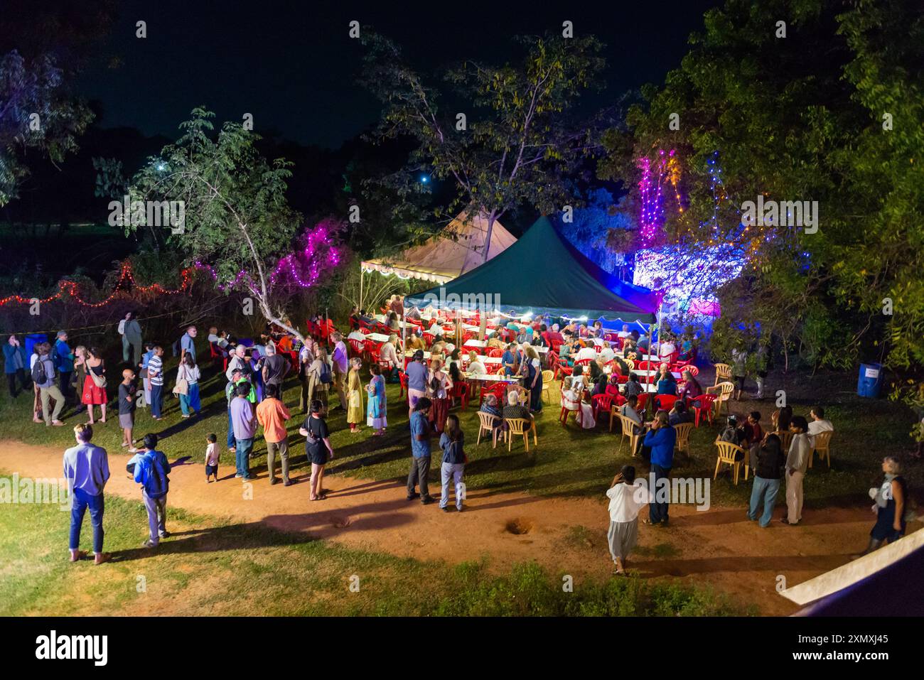 Auroville, India - gennaio 2024 - Eigth edizione dell'Auroville Film Festival. AVFF 2024. Foto Stock