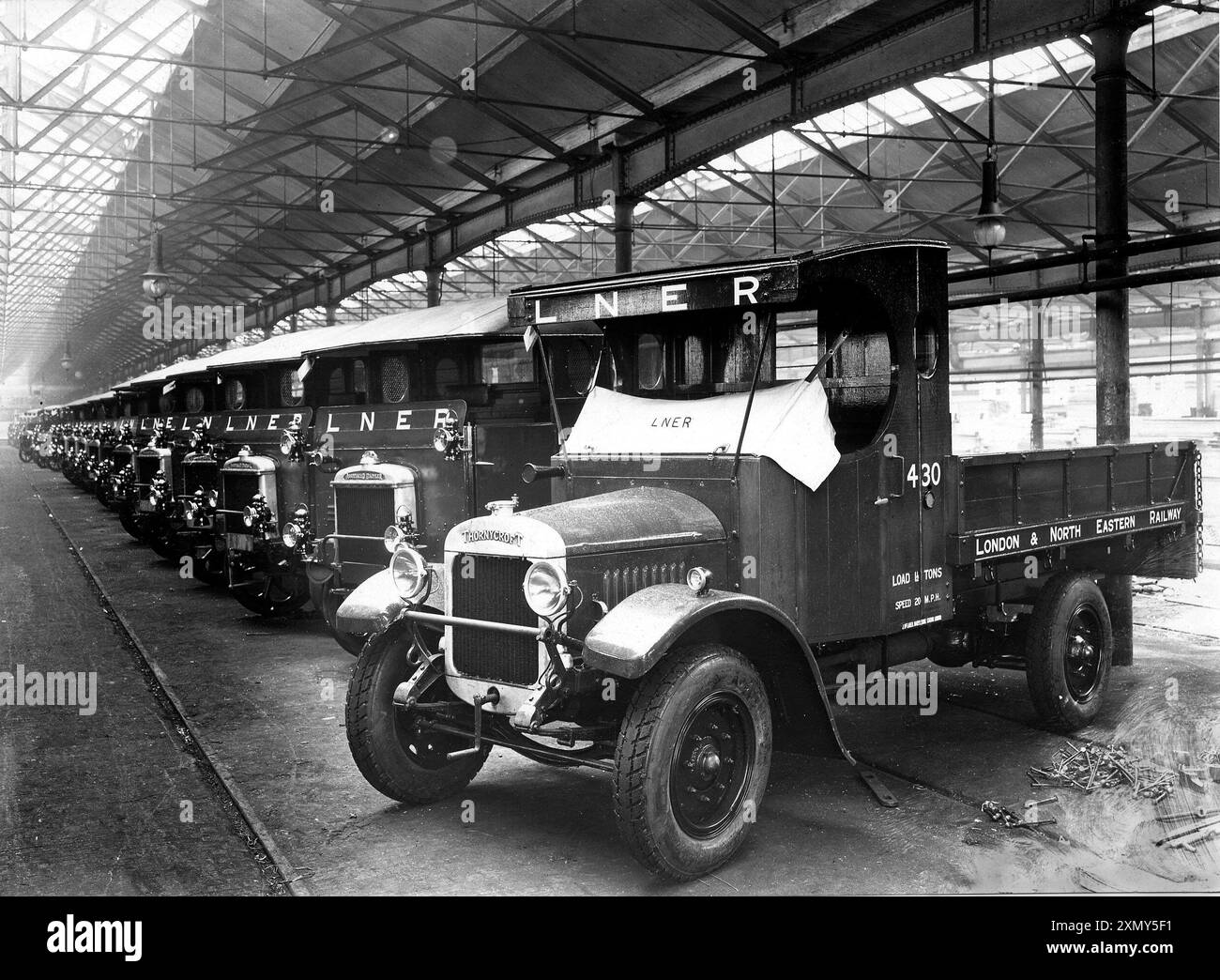 London and North Eastern Railway Vehicles Foto Stock