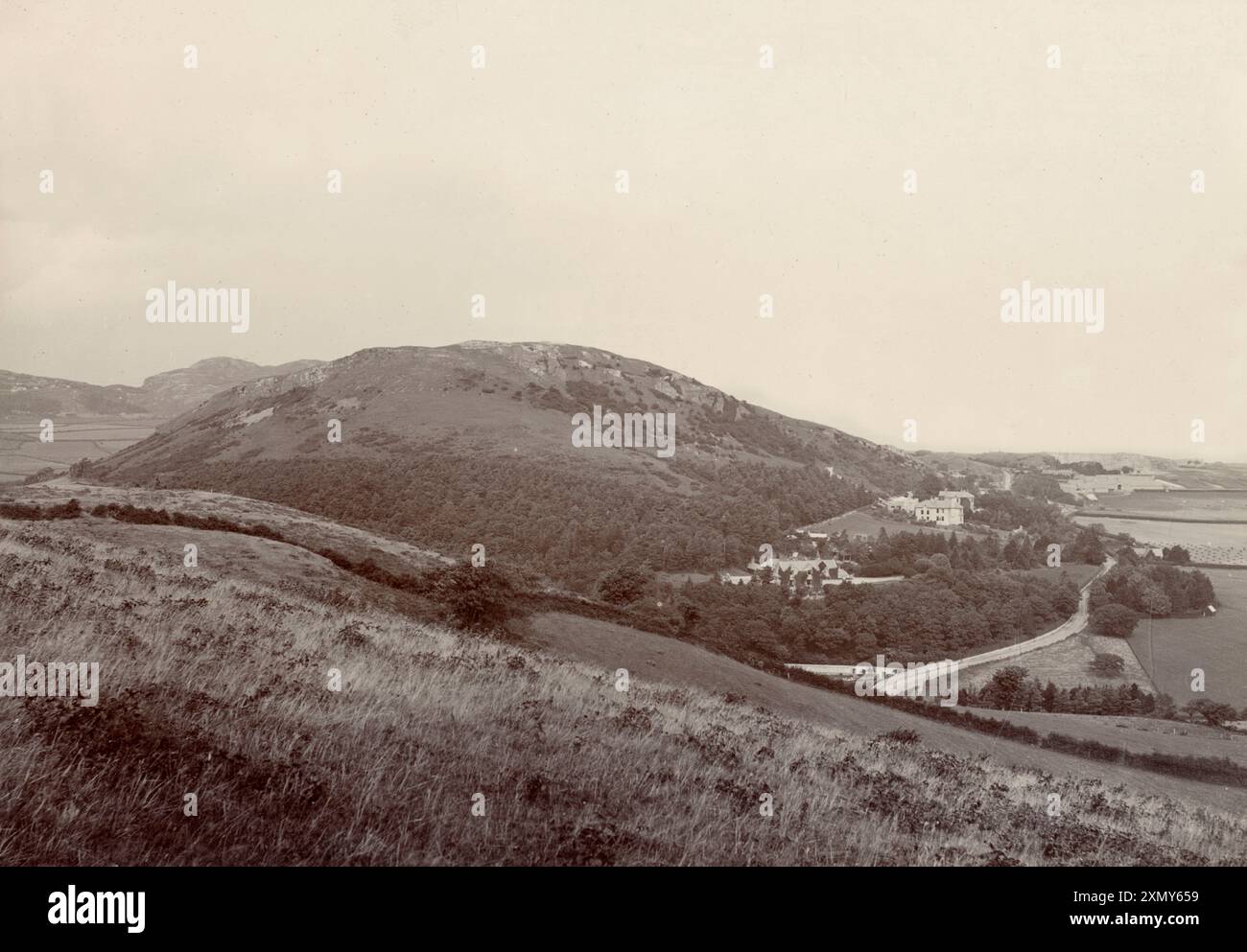 Vista a lato di Little Ormes Head, Galles del Nord Foto Stock