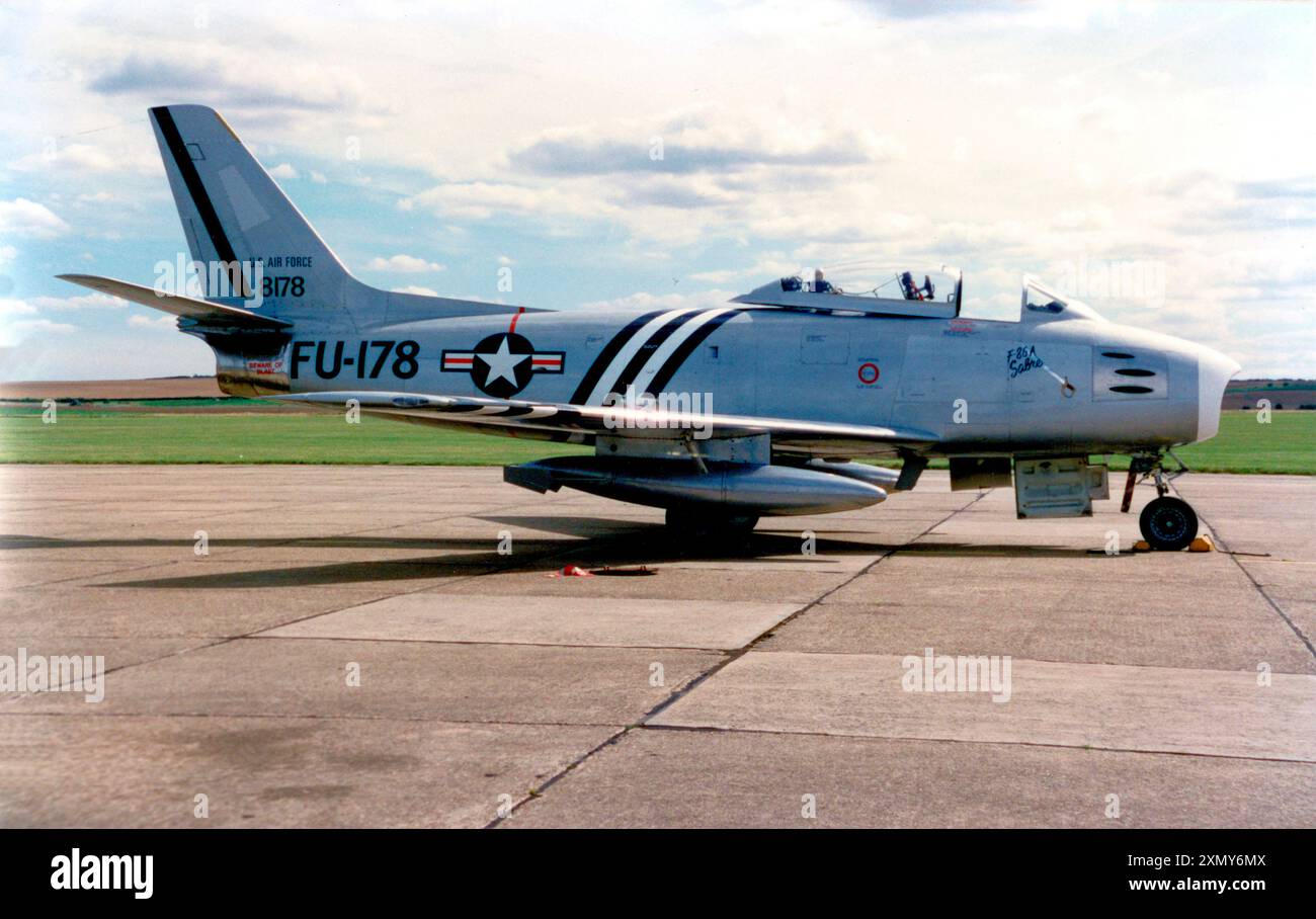 North American F-86A Sabre G-SABR / 48-178 Foto Stock