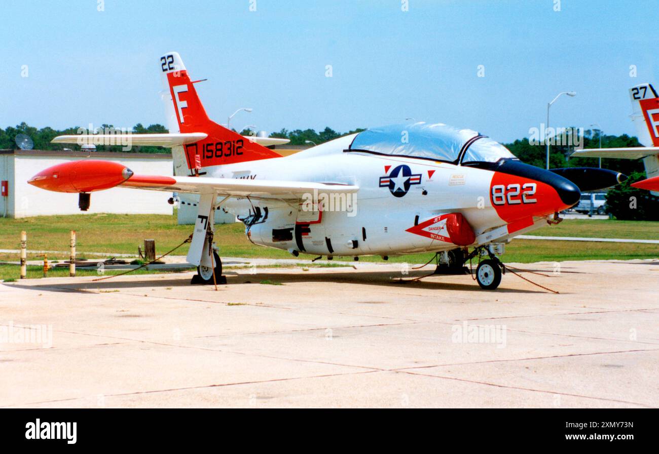 North American Rockwell T-2C Buckeye 158312 Foto Stock