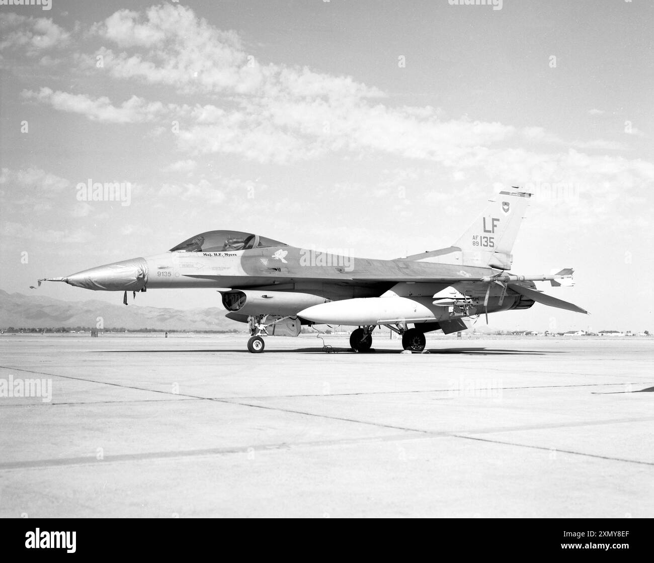 General Dynamics F-16C Fighting Falcon 89-2135 Foto Stock