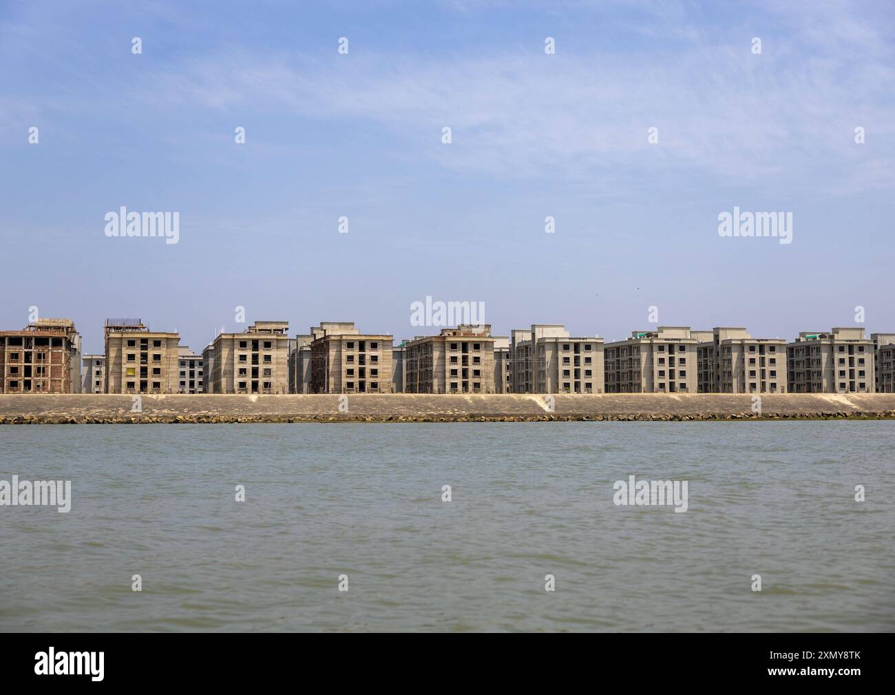 Nuovi appartamenti per l'esercito, la Divisione Chittagong, Maheshkhali, Bangladesh Foto Stock