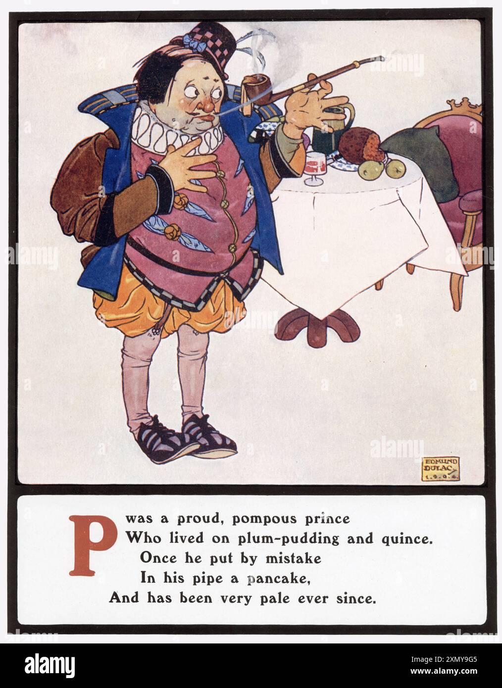 P era un principe fiero e pomposo Foto Stock