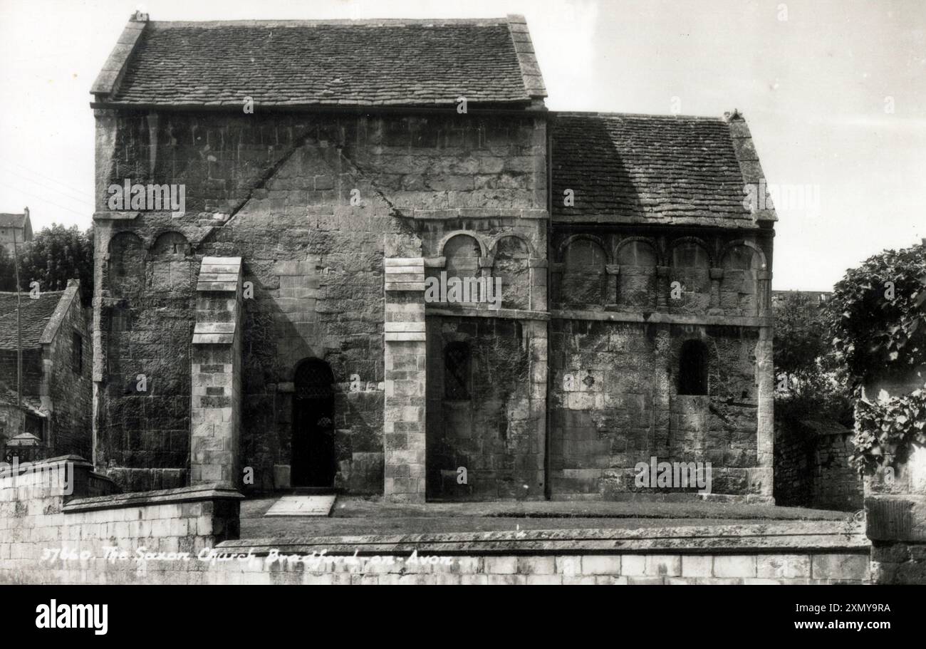 Chiesa sassone di St Laurence a Bradford-upon-Avon Foto Stock