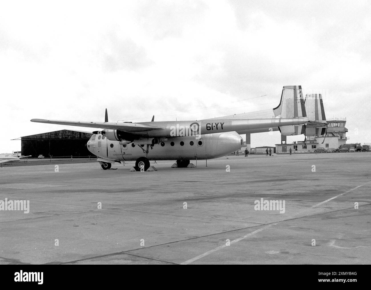 Nord N.2501 Noratlas 97 - 61-YY Foto Stock