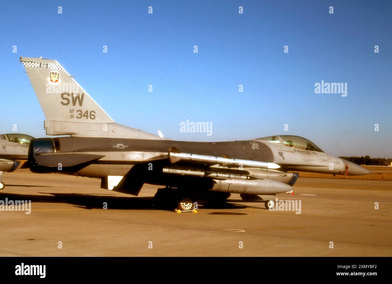 General Dynamics F-16C Fighting Falcon 91-0346 Foto Stock