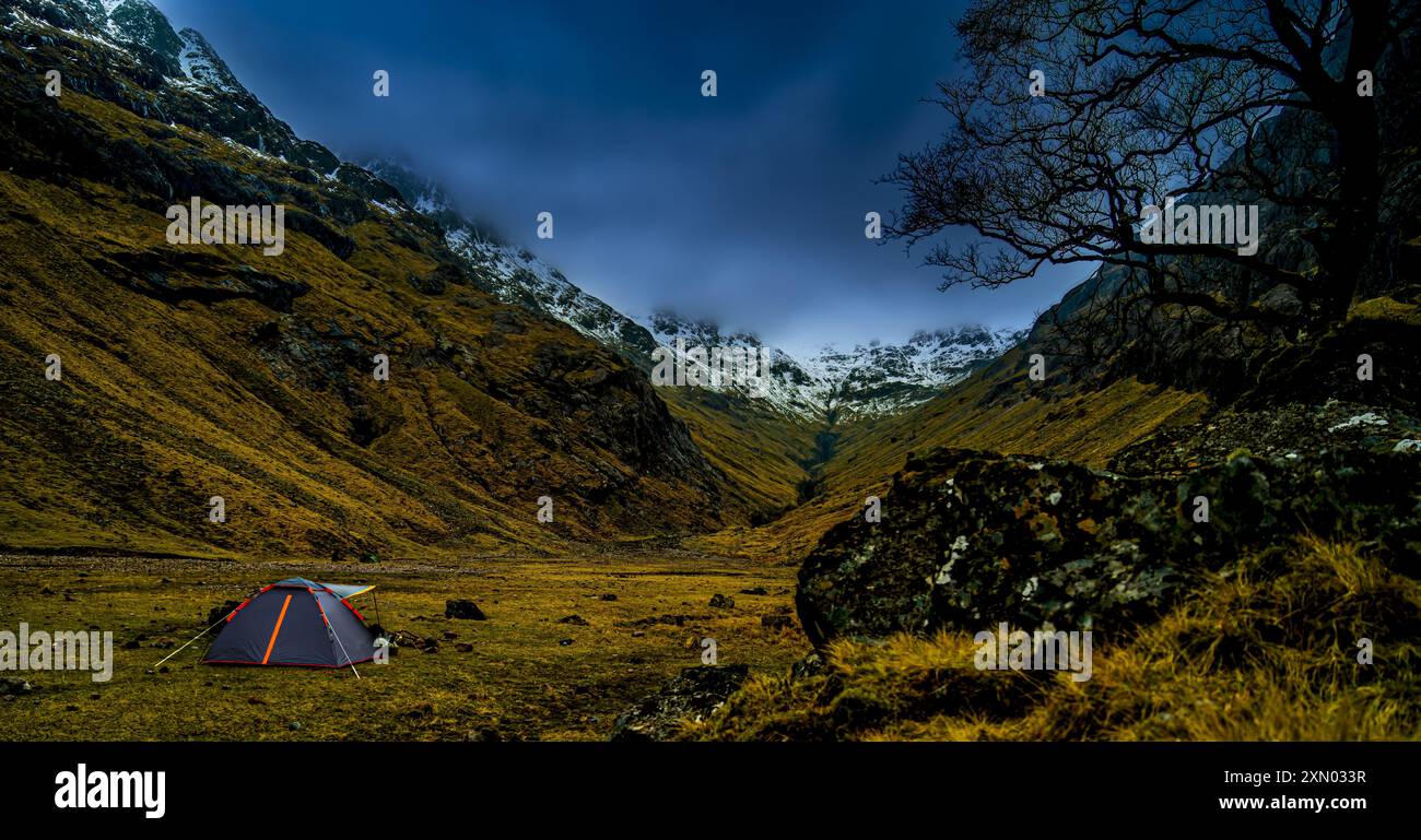 Hidden Valley Glencoe, Scotalnd Foto Stock