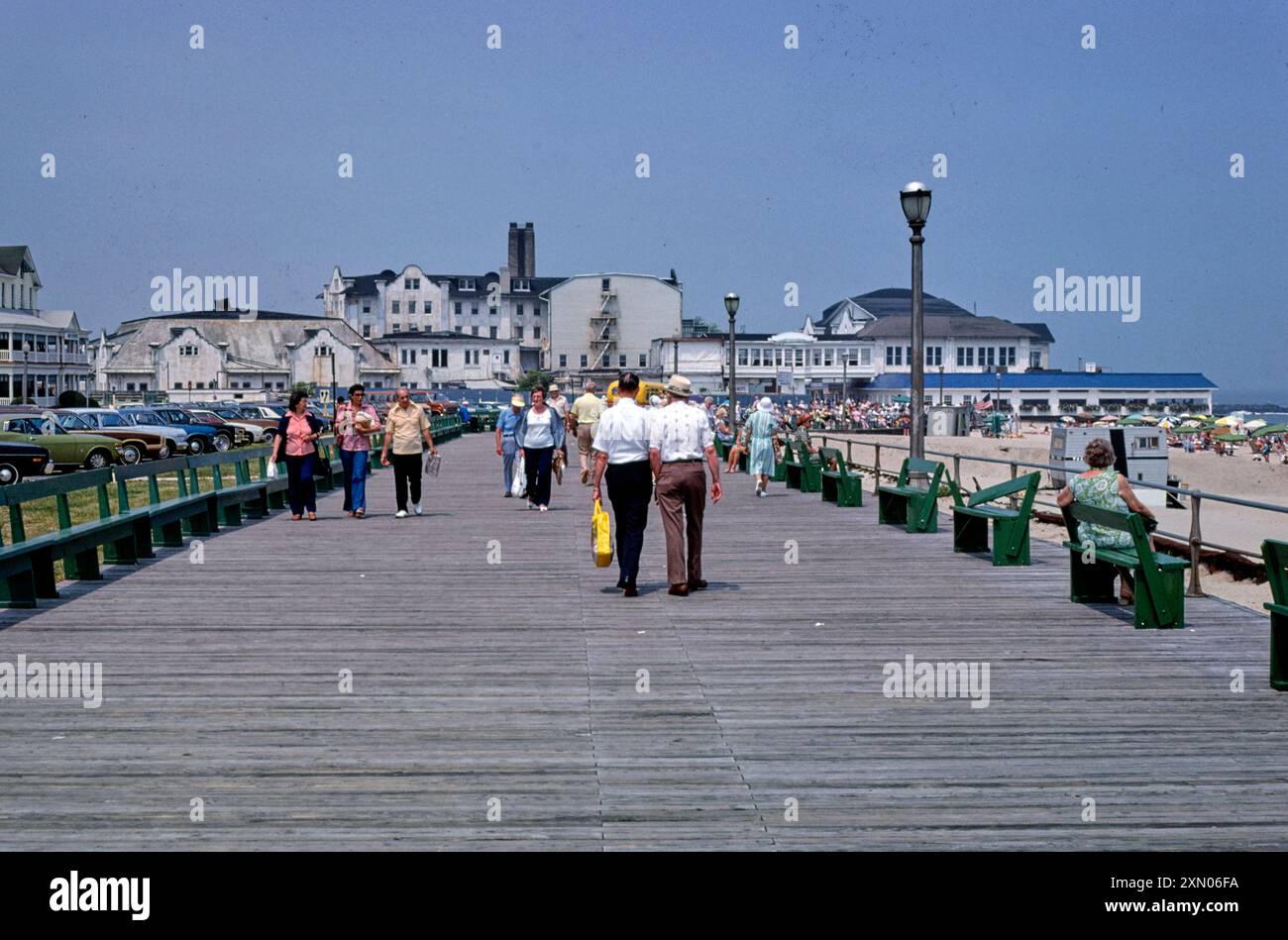 North End Hotel, Ocean Grove, New Jersey, 1978 Foto Stock