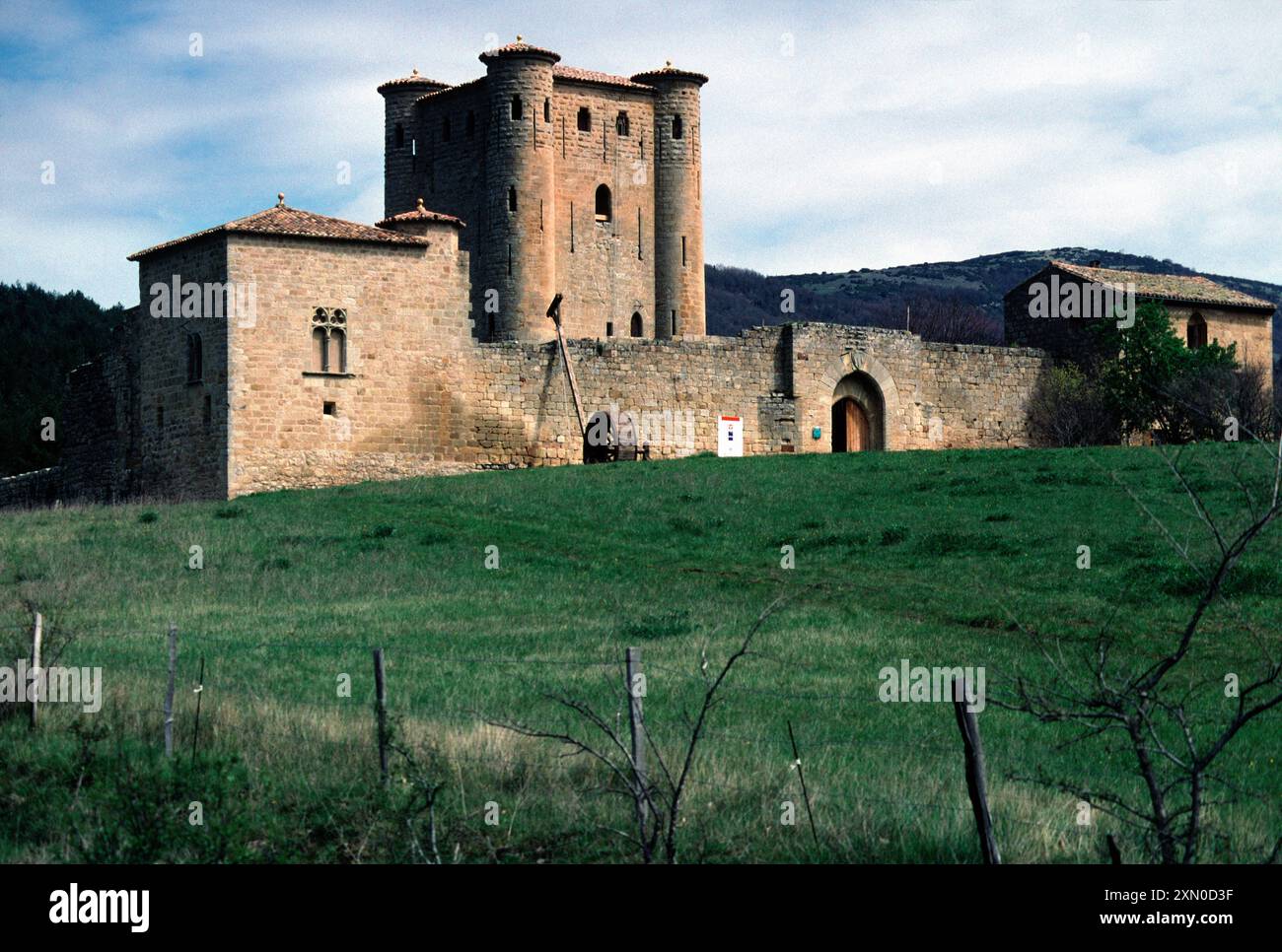 Castello di Arques (XIII-XIV secolo, costruzione iniziata nel 1280). Arques. Aude, Linguadoca - Rossiglione. Francia Foto Stock